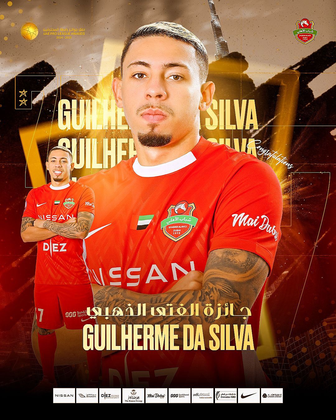 Congratulations to our player Guilherme Da Silva