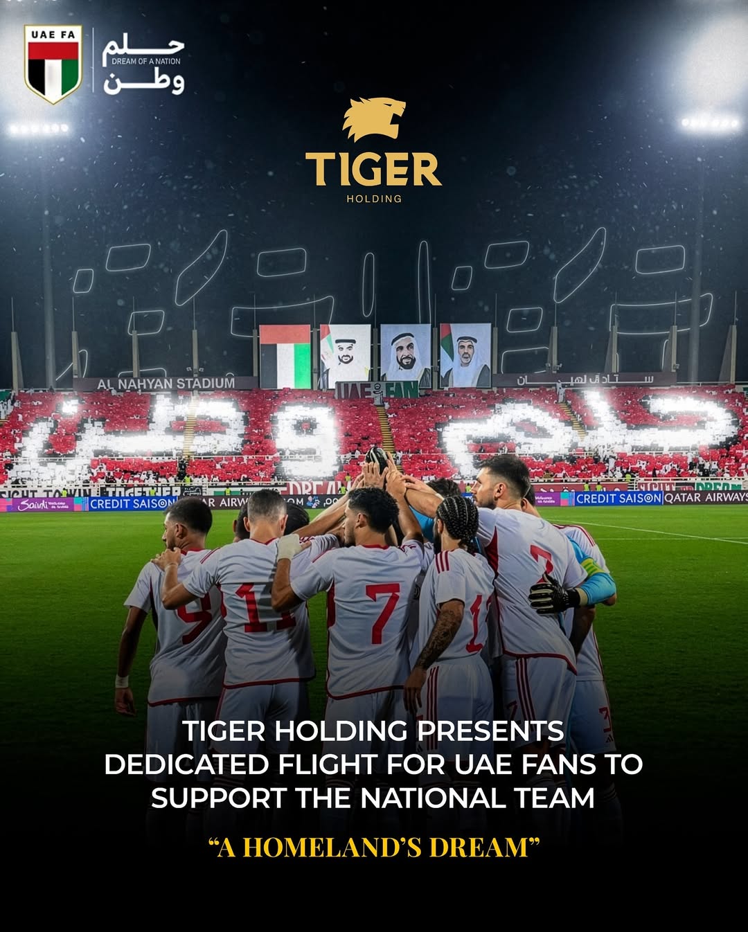 Tiger Holding Group support the national team