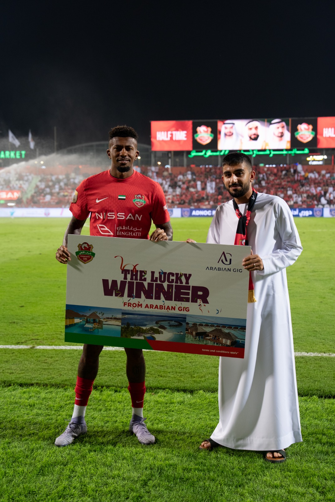 The winner of a chance to experience a dream stay in the Maldives